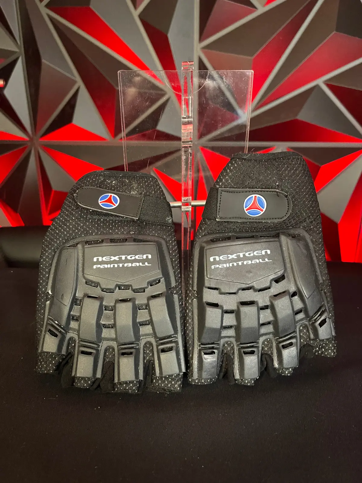Used Nextgen Paintball Half Finger Tactical Gloves - Black - L/Xl 1