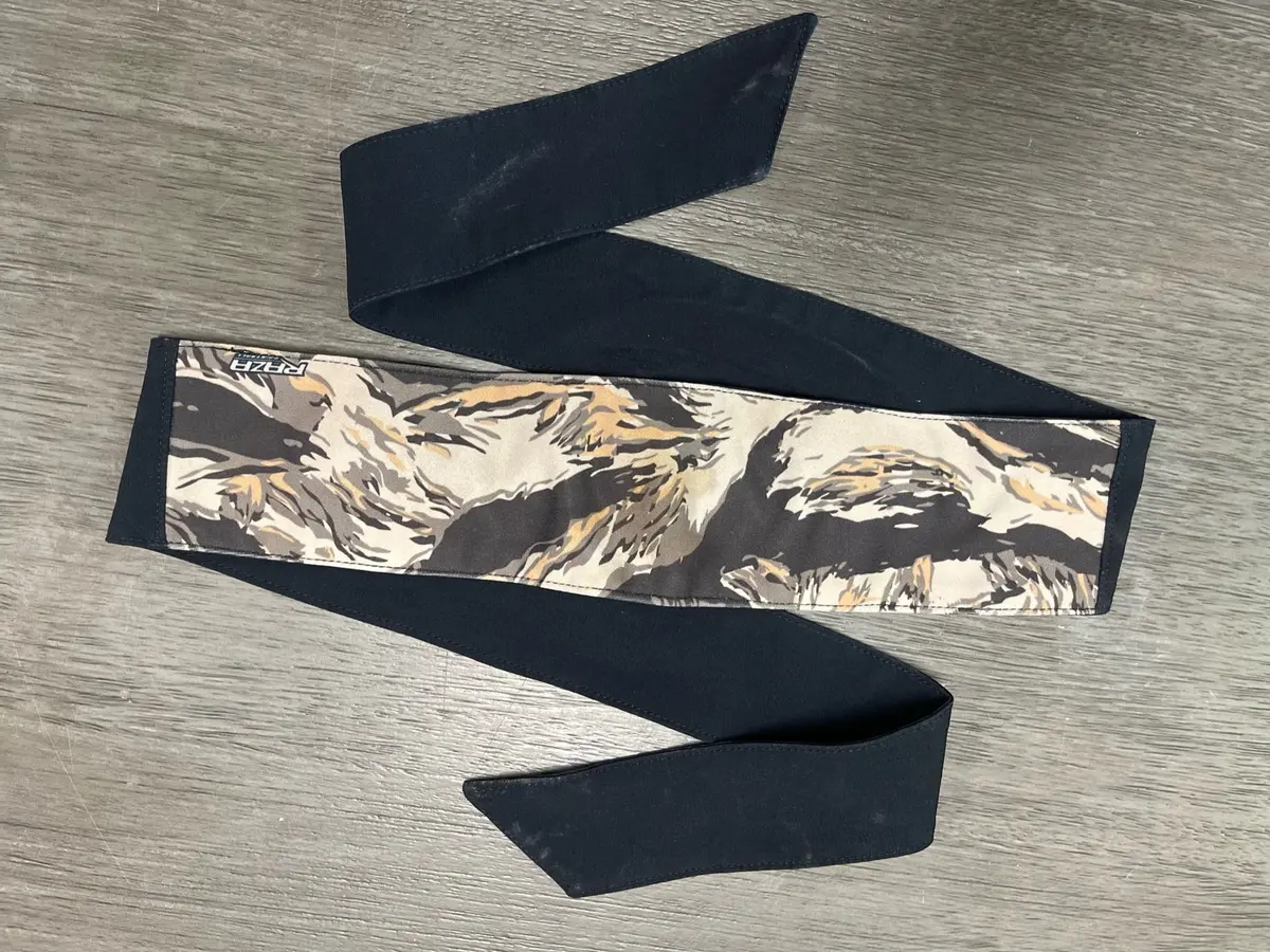 Used Paintball Headband - Tiger Stripe Desert Camo 1
