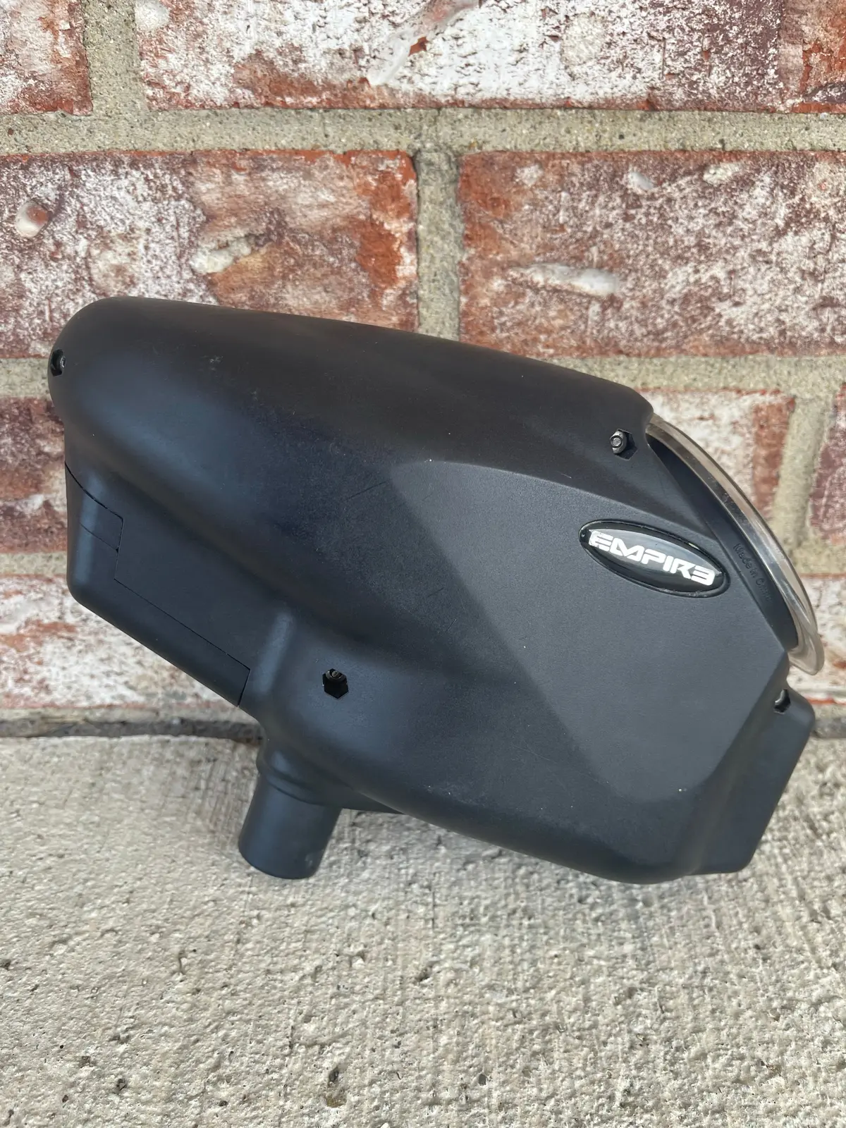 Used Empire Halo Too Paintball Loader - Black W/ Rip Drive 1