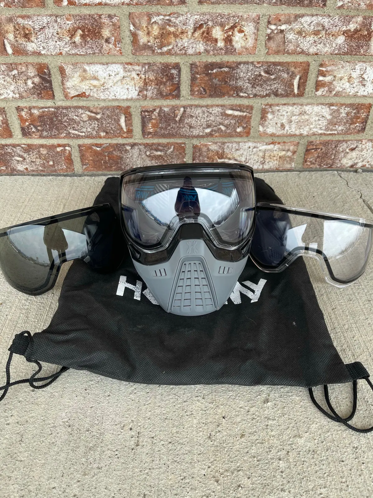Used Hk Army Klr Paintball Mask - Slate 1