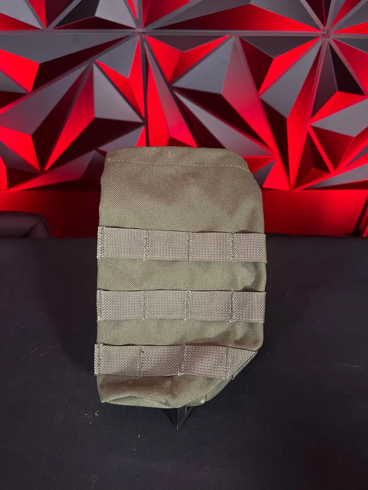 Used Paintball Tank Pouch - Army Green *Will Fit 48/3000* 1