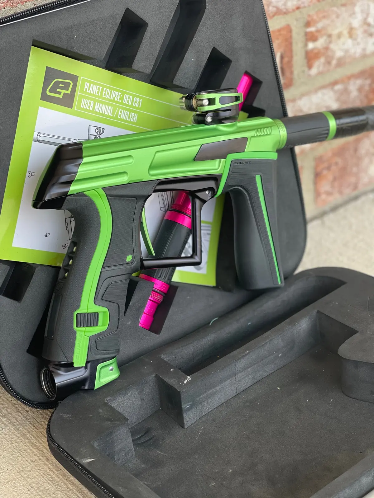 Used Planet Eclipse Cs1.5 Paintball Gun - Dust Green/Black 1
