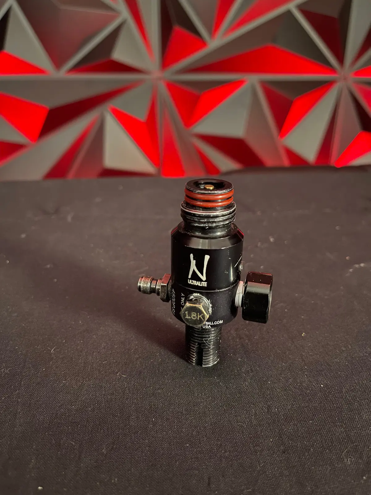 Used Ninja 4500 Psi Ultralite Standard Paintball Tank Regulator 1