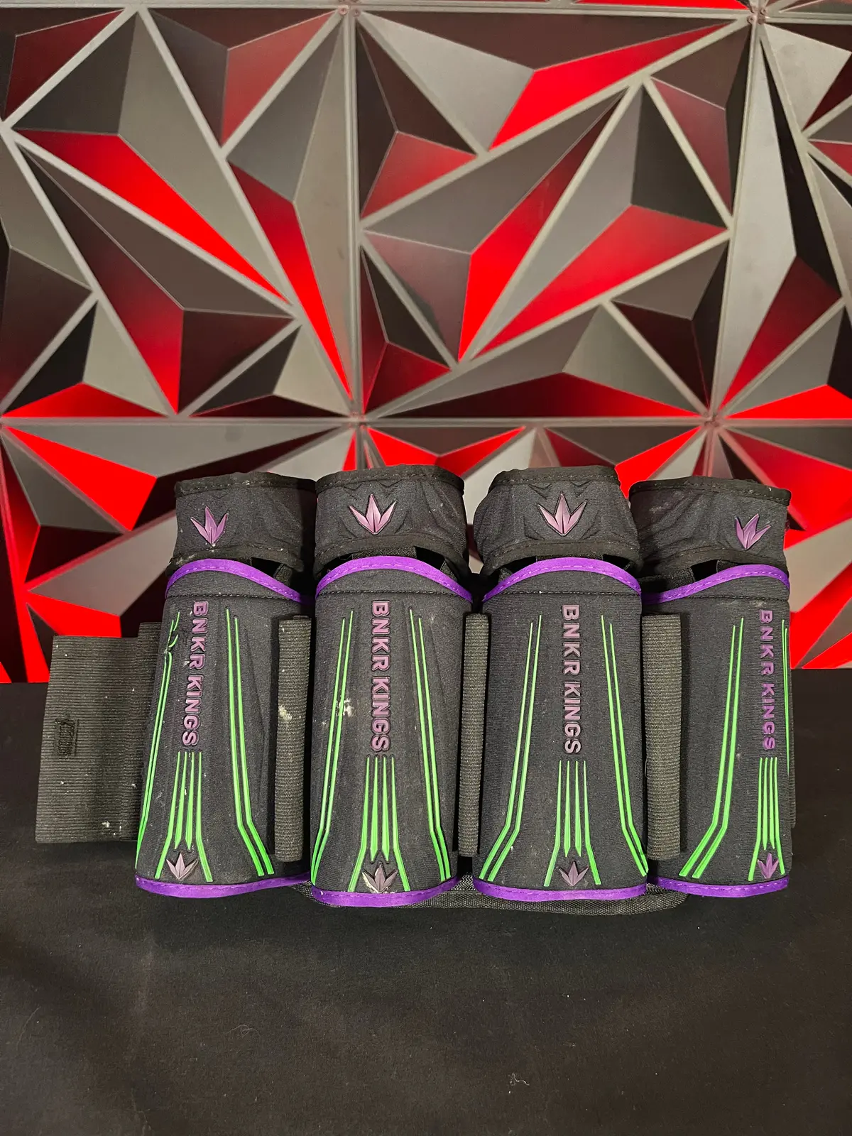 Used Bunker Kings Fly Pod Pack - Black/Purple/Green 1
