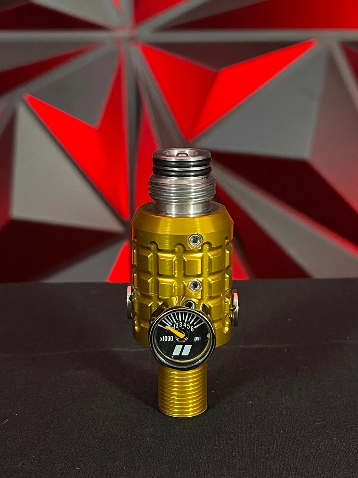 Used Project Powerhouse Tko Tank Regulator - Polished Gold 1