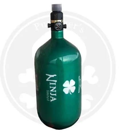 Ninja Sl2 77/4500 Paintball Tank - St. Patty's Day Lucky Irish Green Le 1