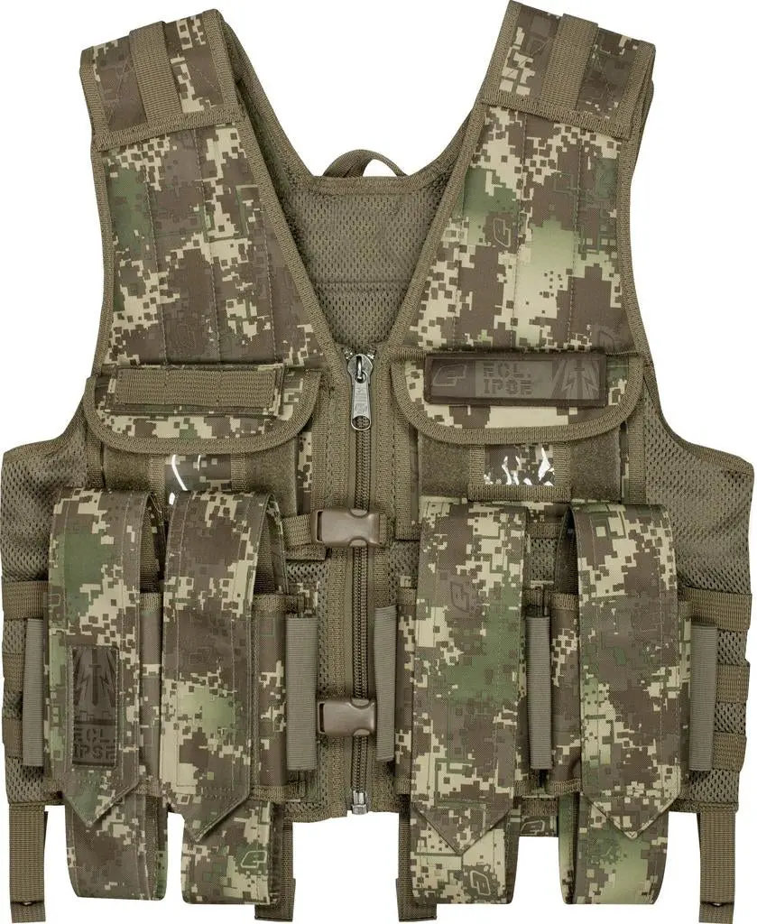 Planet Eclipse Tactical Load Paintball Vest - Hde Camo 1