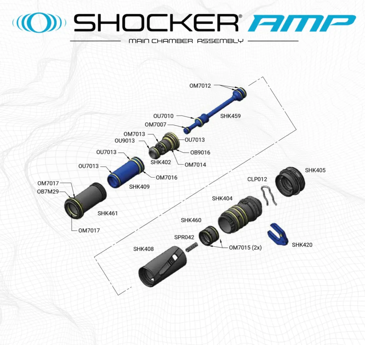 Sp Shocker Amp Main Chamber Assembly Parts List - Pick The Part You Need! 1