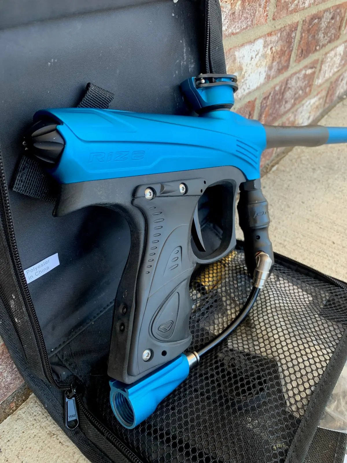 Used Dye Rize Maxxed Paintball Gun - Blue / Grey 1