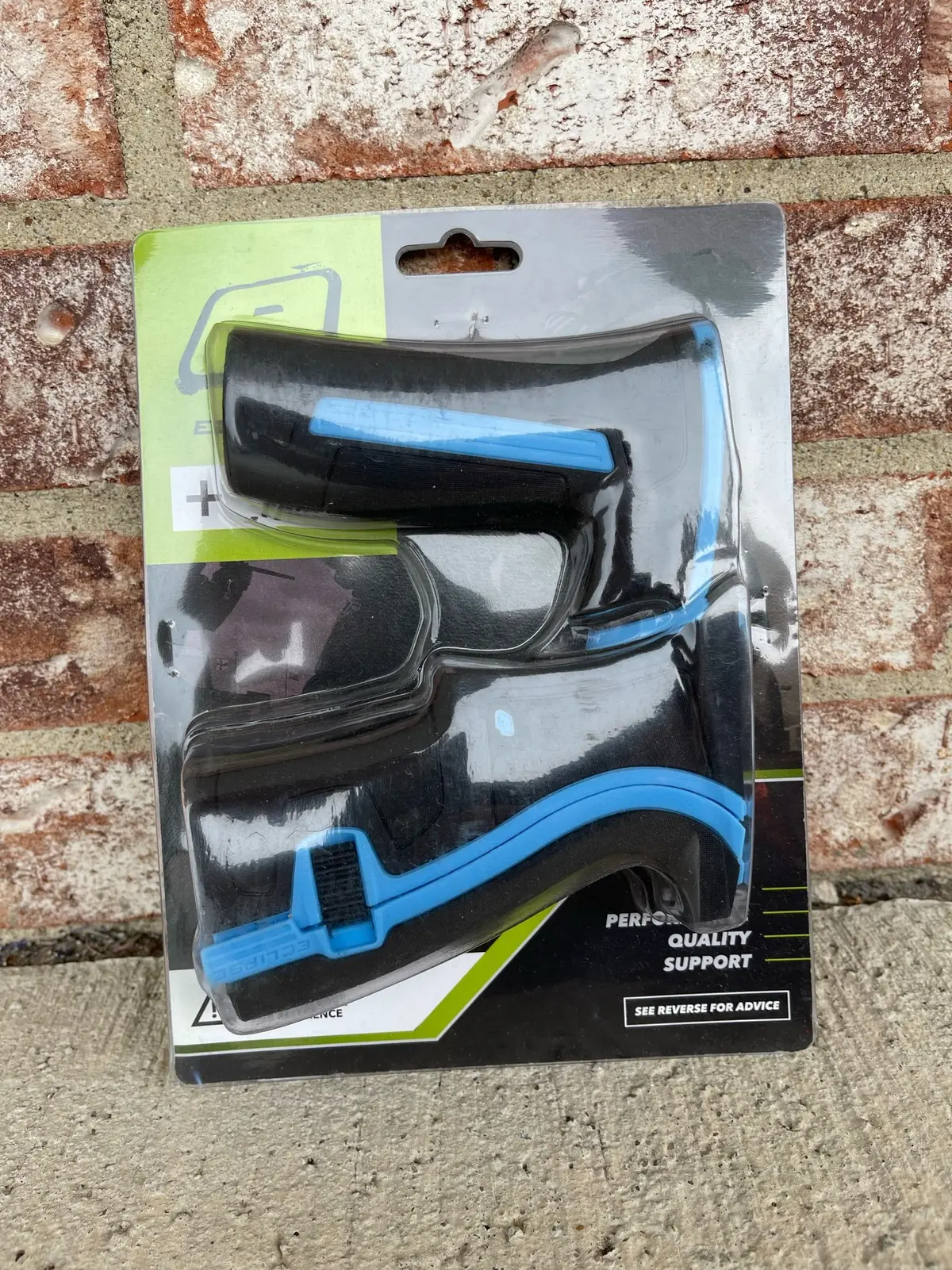 Used Planet Eclipse Cs2 Paintball Grips- Black / Blue 1