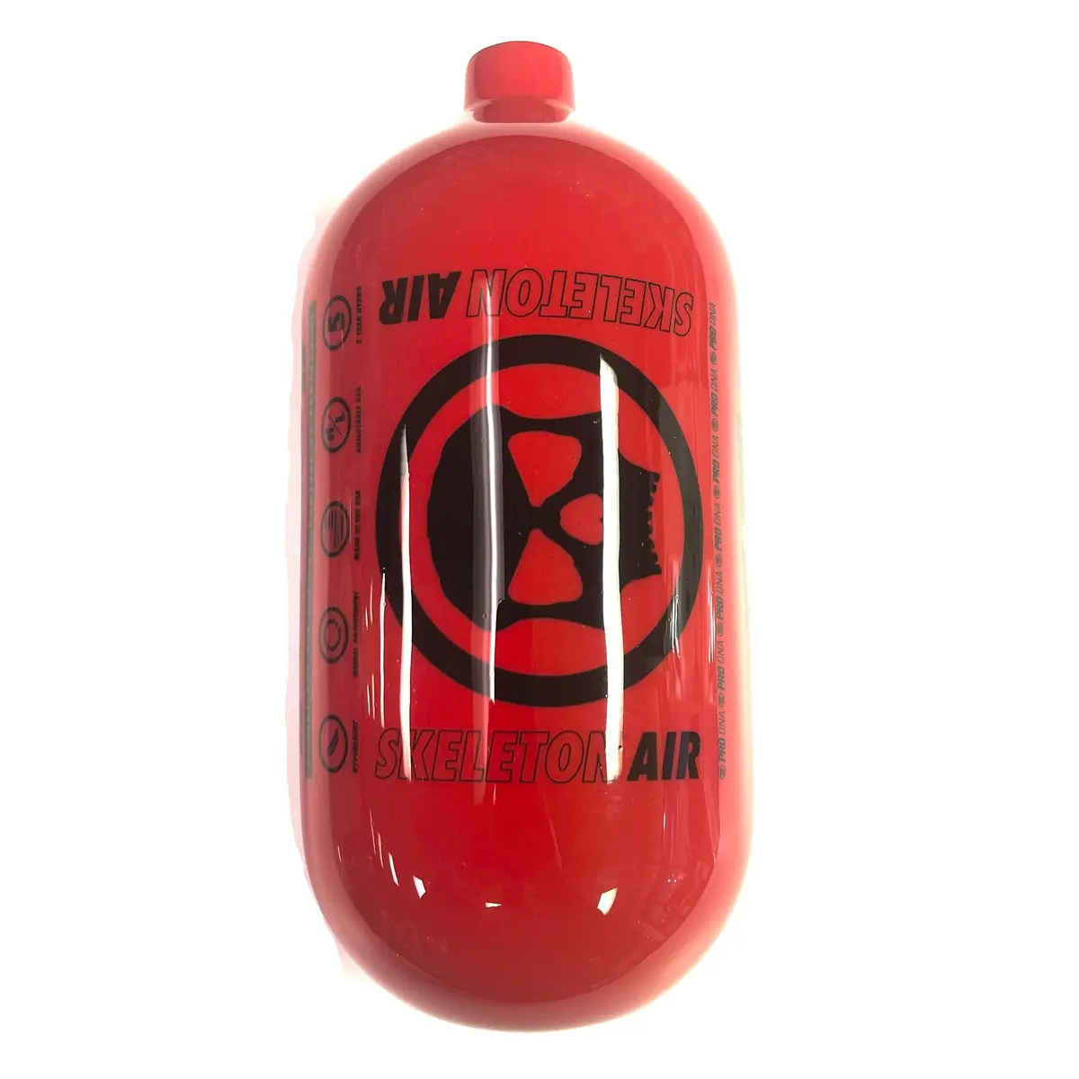 Infamous Air Hyperlight Paintball Tank - Bottle Only - Red - 80Ci / 4500Psi 1