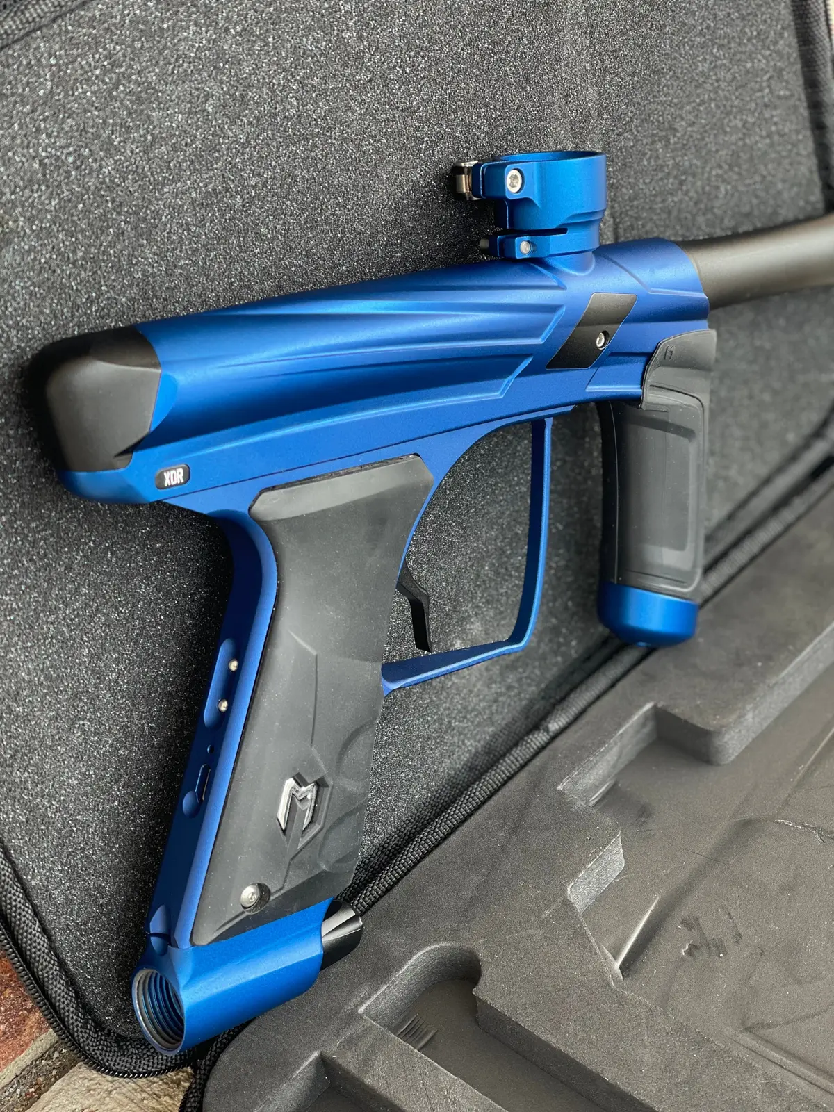 Used Macdev Xdr Paintball Gun - Dust Blue With Mech Frame 1