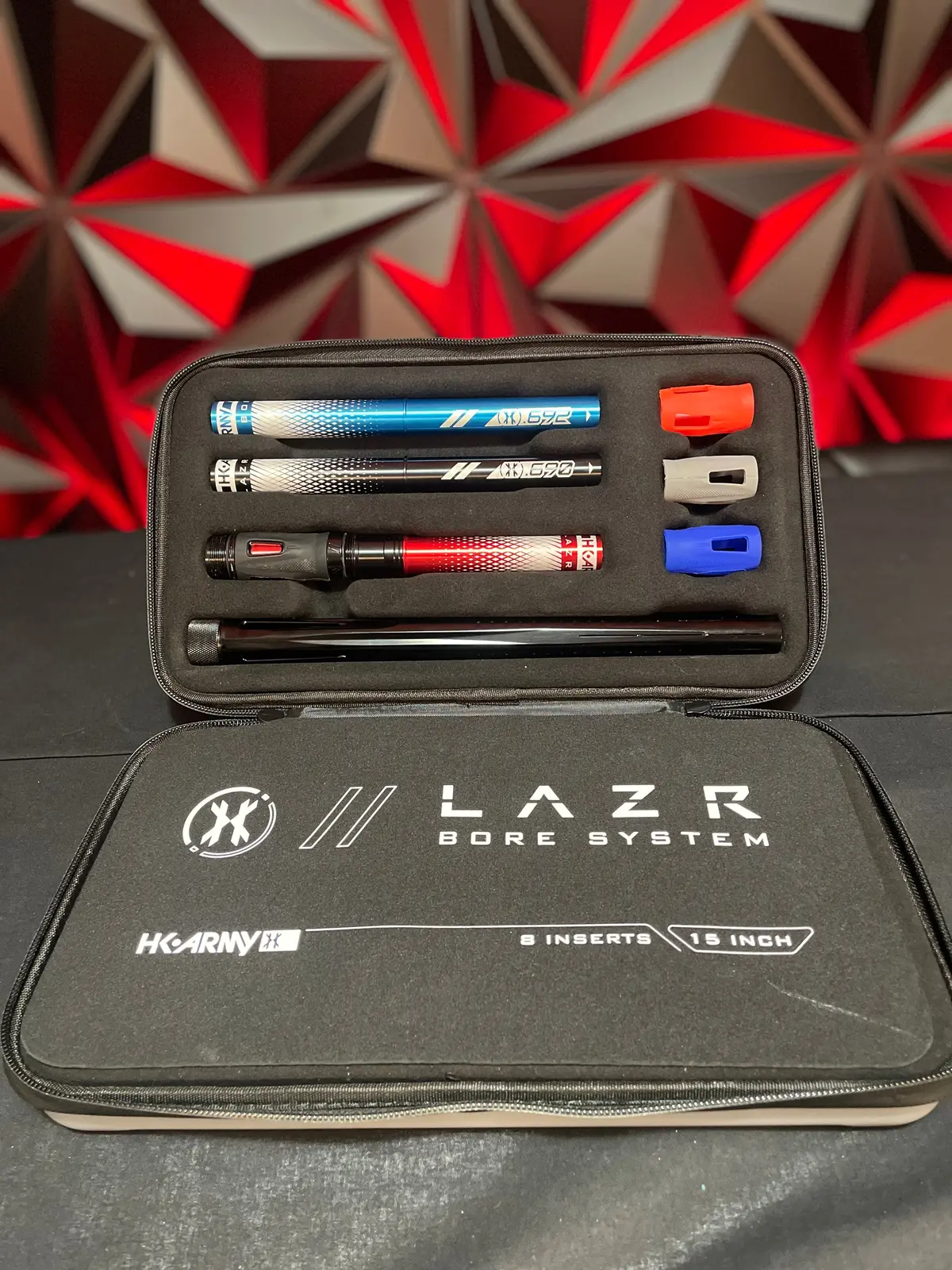 Used Hk Army Lazr Barrel Kit Ac Threaded - Polished Black - Colored Inserts 1