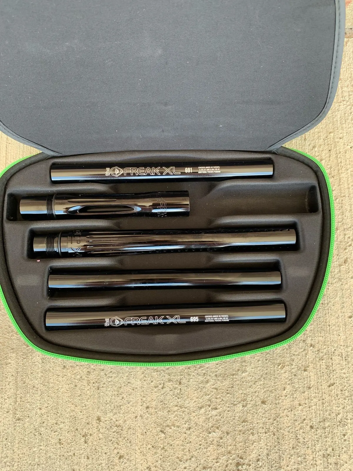 Used Freak Xl Complete Boremaster Kit W/ Freak Xl Acp Barrel Tip (Black) And Freak Xl Barrel Back - Blackout Xl Aluminum Inserts 1