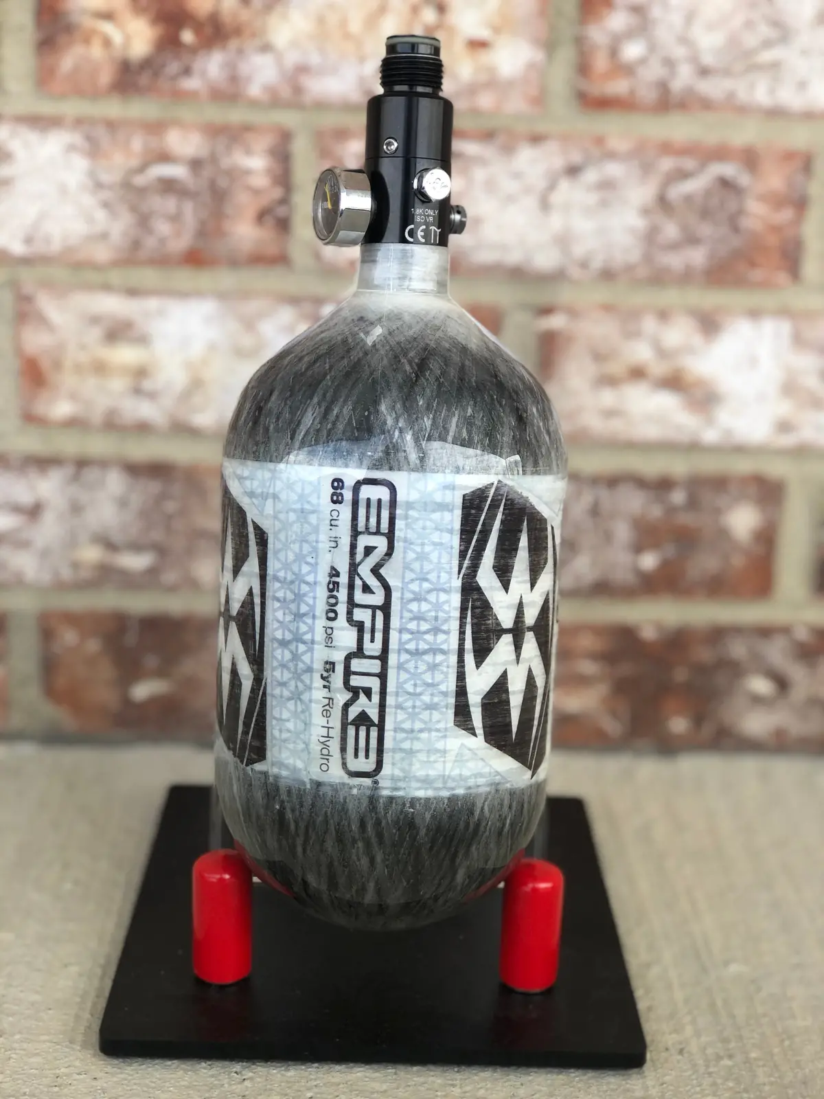 Used Empire 68/4500 Paintball Tank- Grey Ghost 1