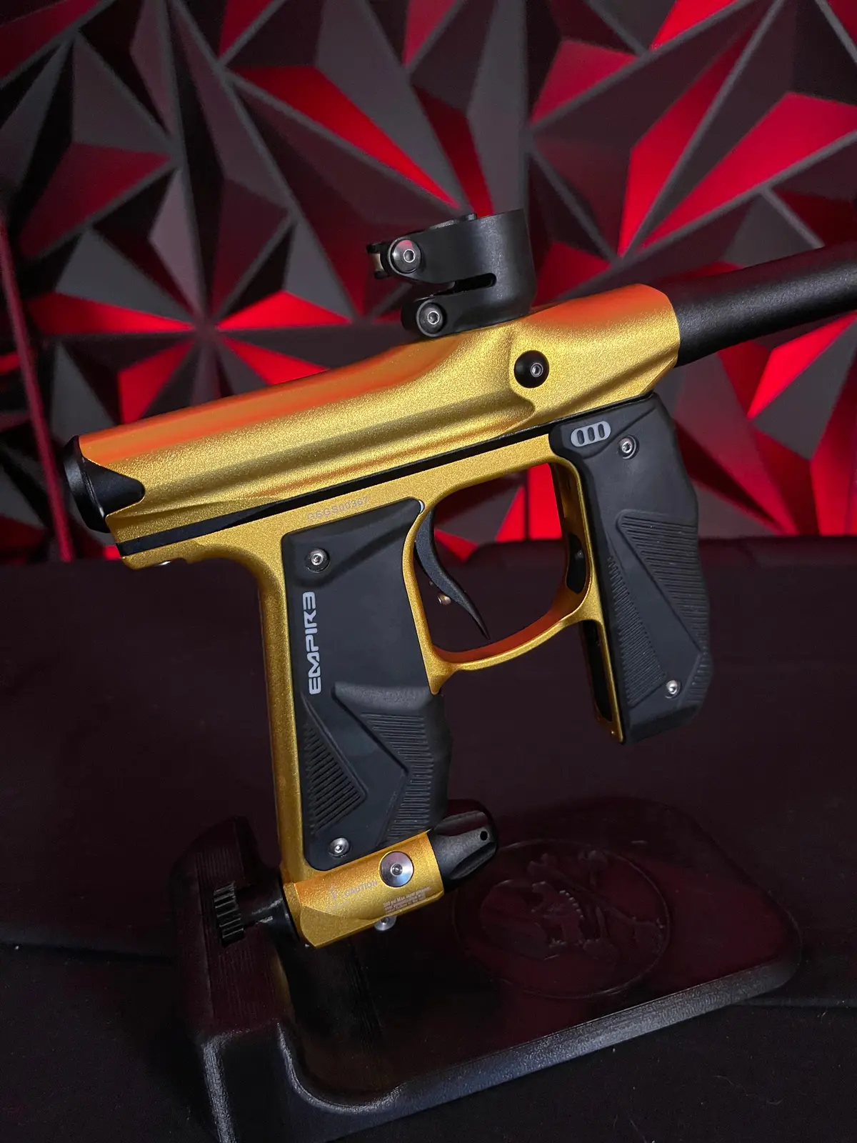 Used Empire Mini Gs Paintball Gun - Gold/Black 1