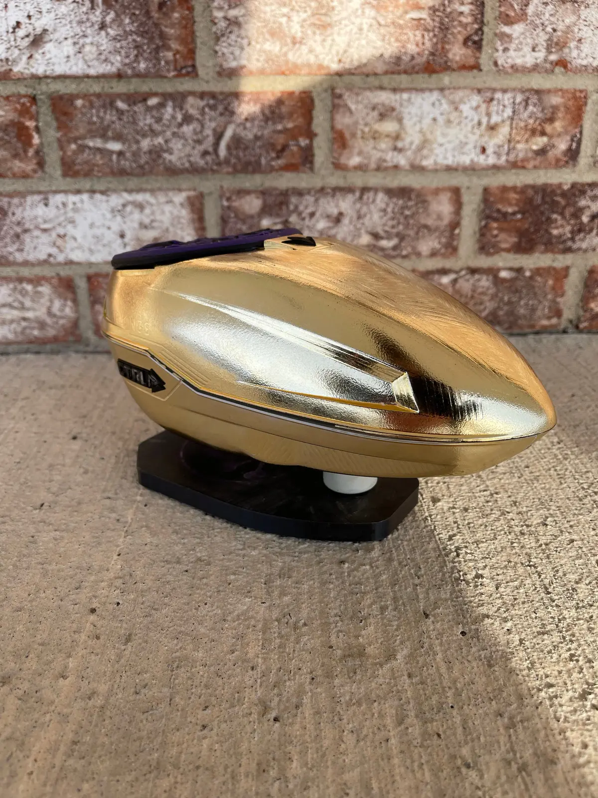 Used Bunker Kings Ctrl Paintball Loader - Gold 1