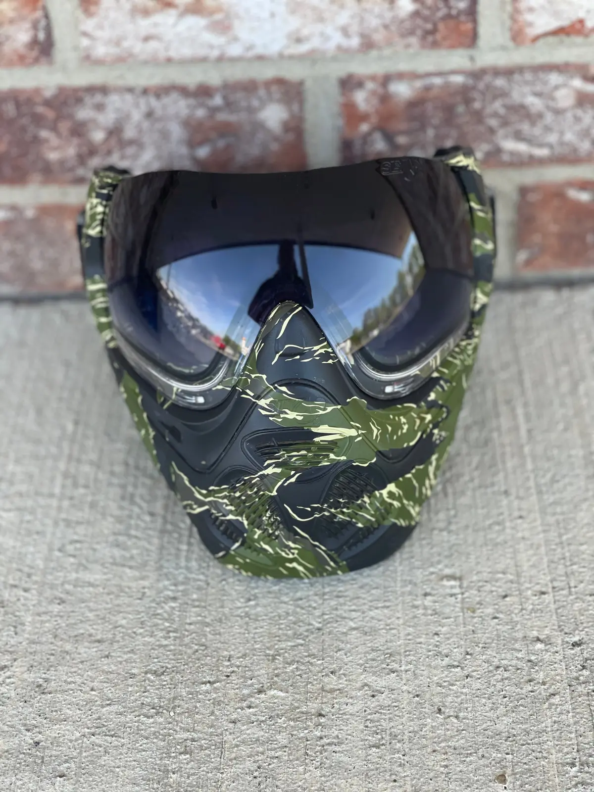 Used Sly Profit Paintball Mask- Tiger Camo 1