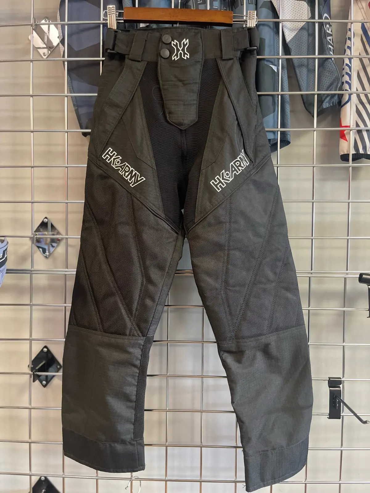 Used Hk Army Hstline Base Paintball Pants- Black- Youth M/L 1