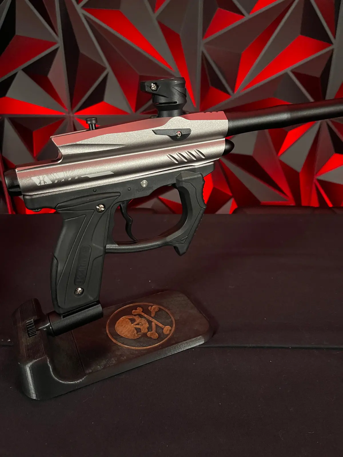 Used Hk Army Sabr Paintball Gun - Dust Pewter 1