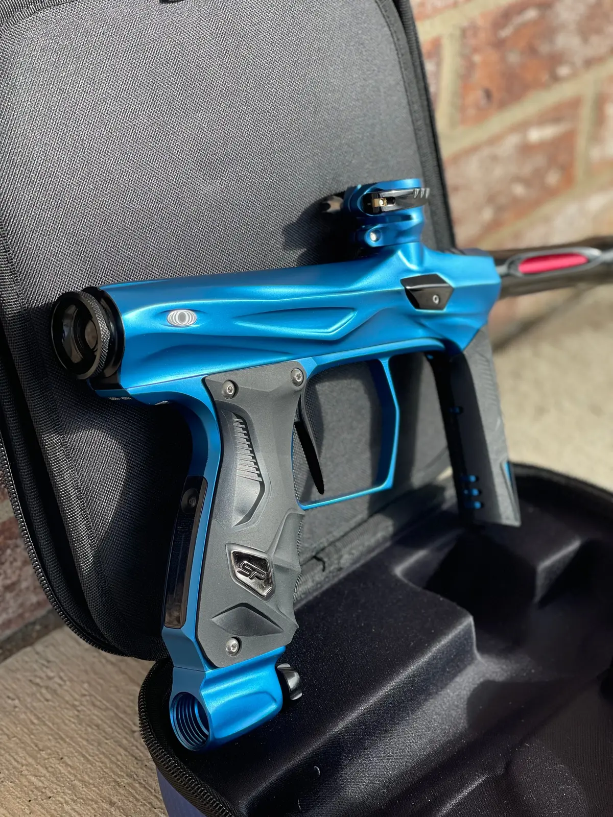 Used Shocker Amp Paintball Gun - Dust Blue 1