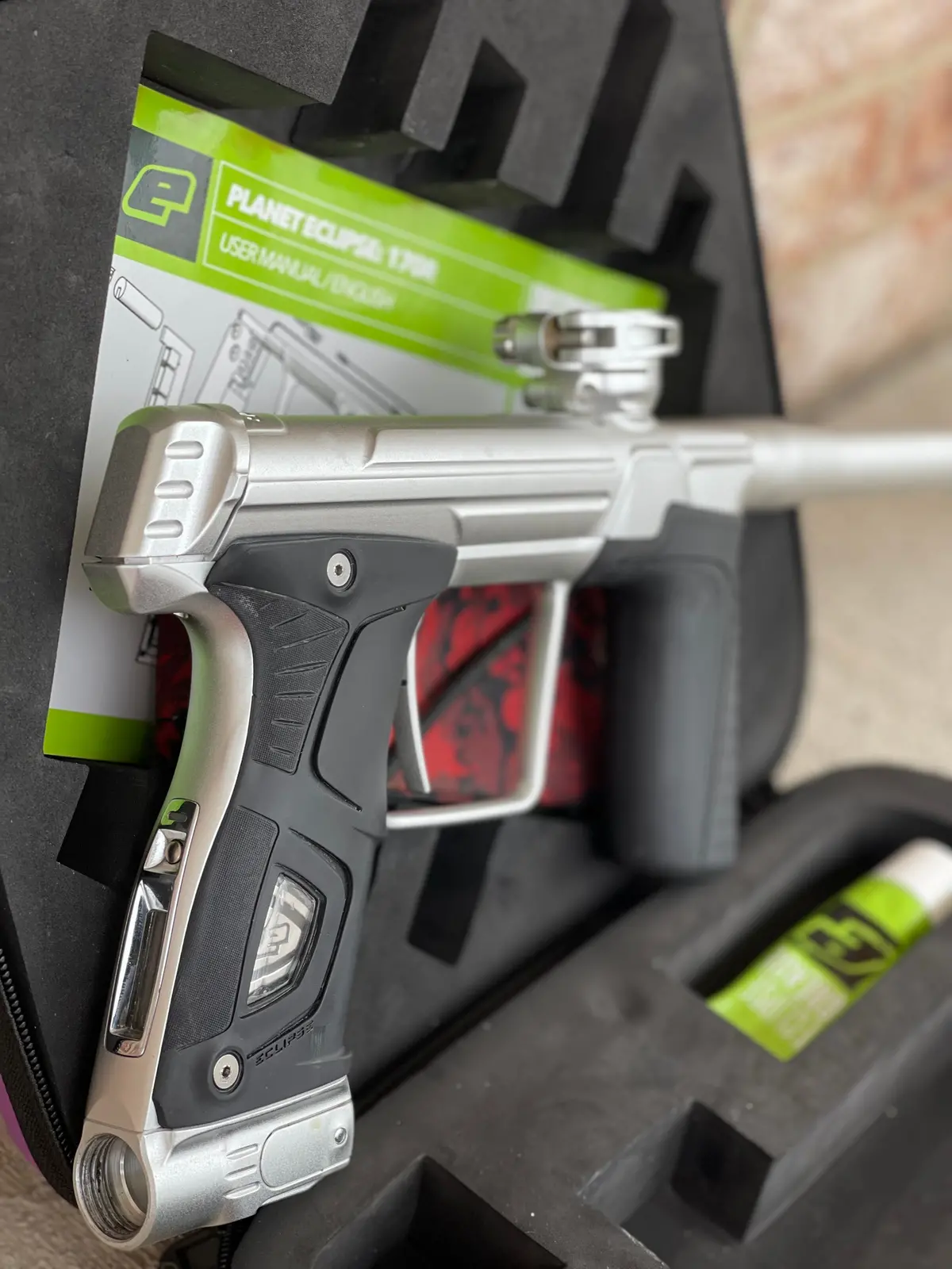 Used Planet Eclipse 170R Paintball Gun - Silver 1