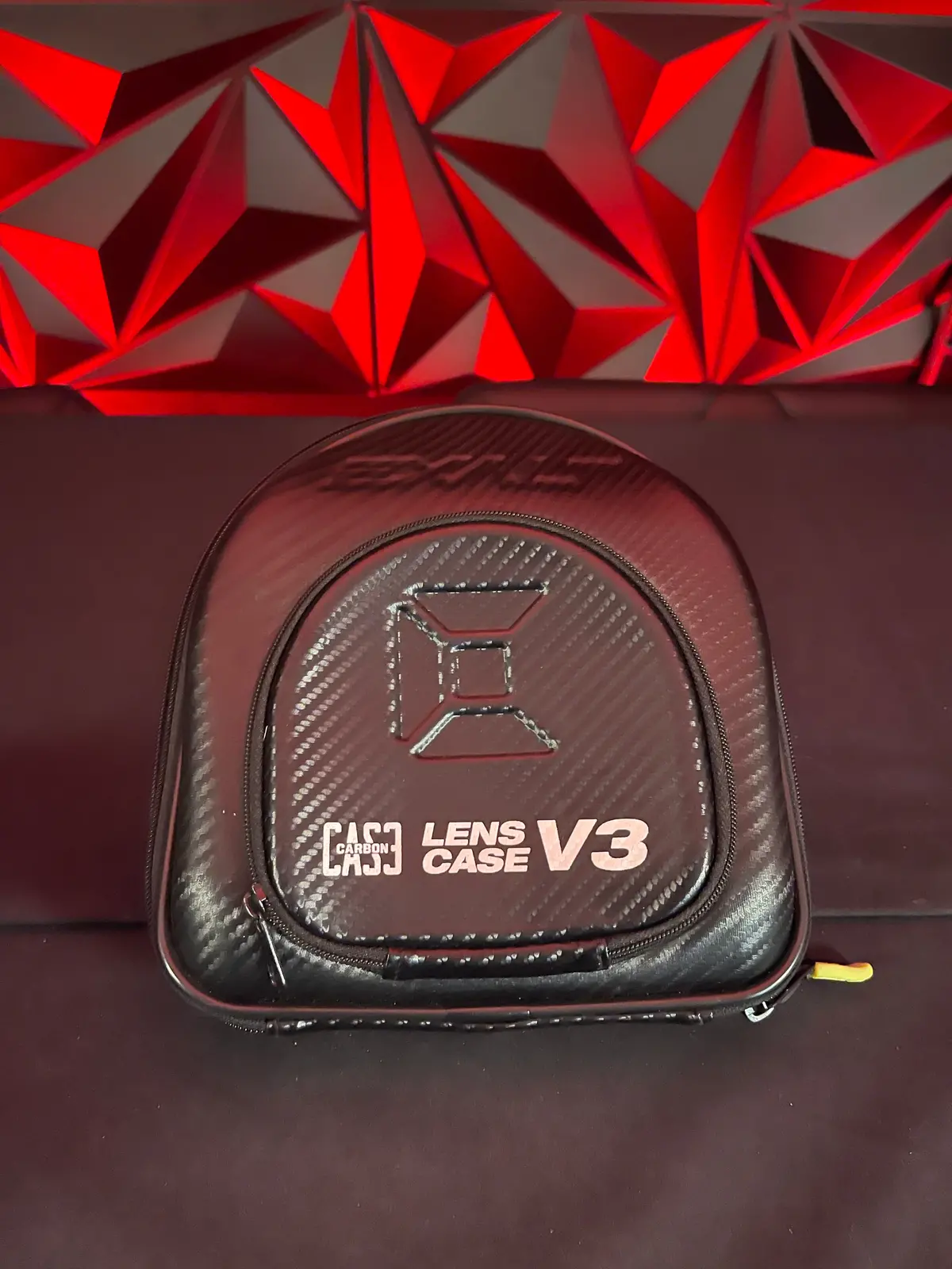Used Exalt V3 Carbon Lens Case - Black/Lime 1