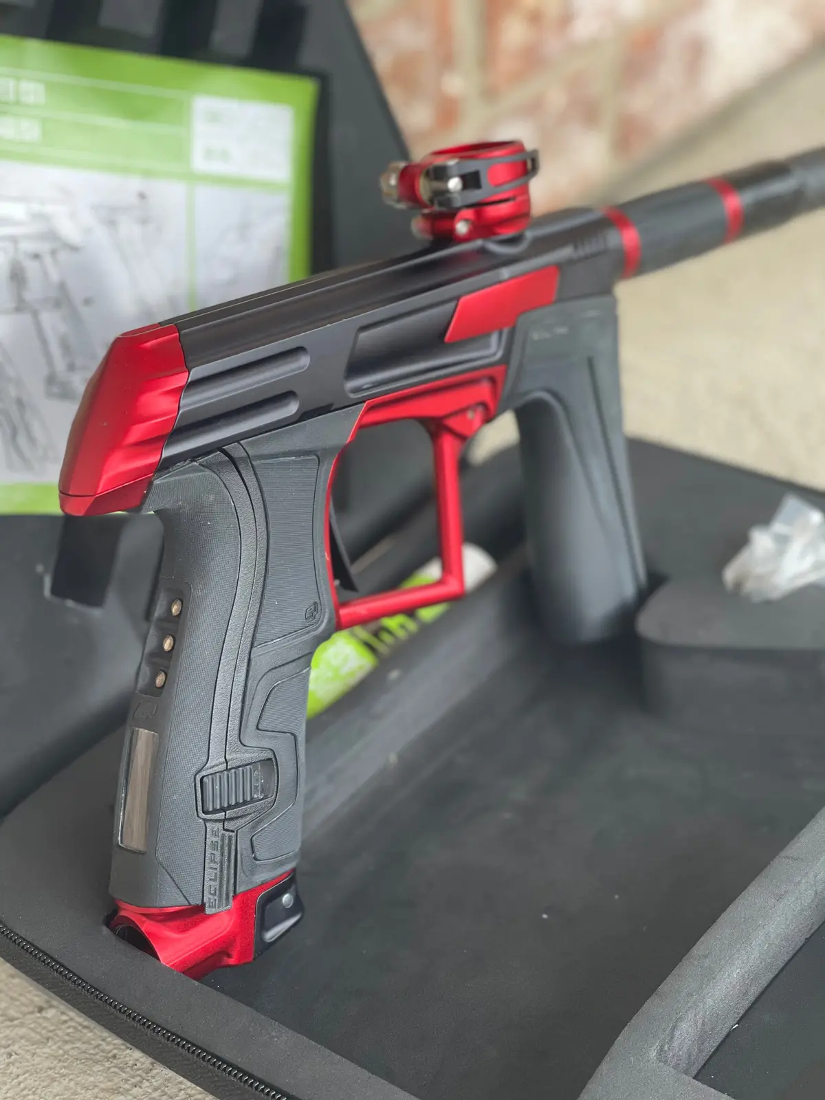 Used Planet Eclipse Cs1.5 Paintball Gun - Black/Red 1
