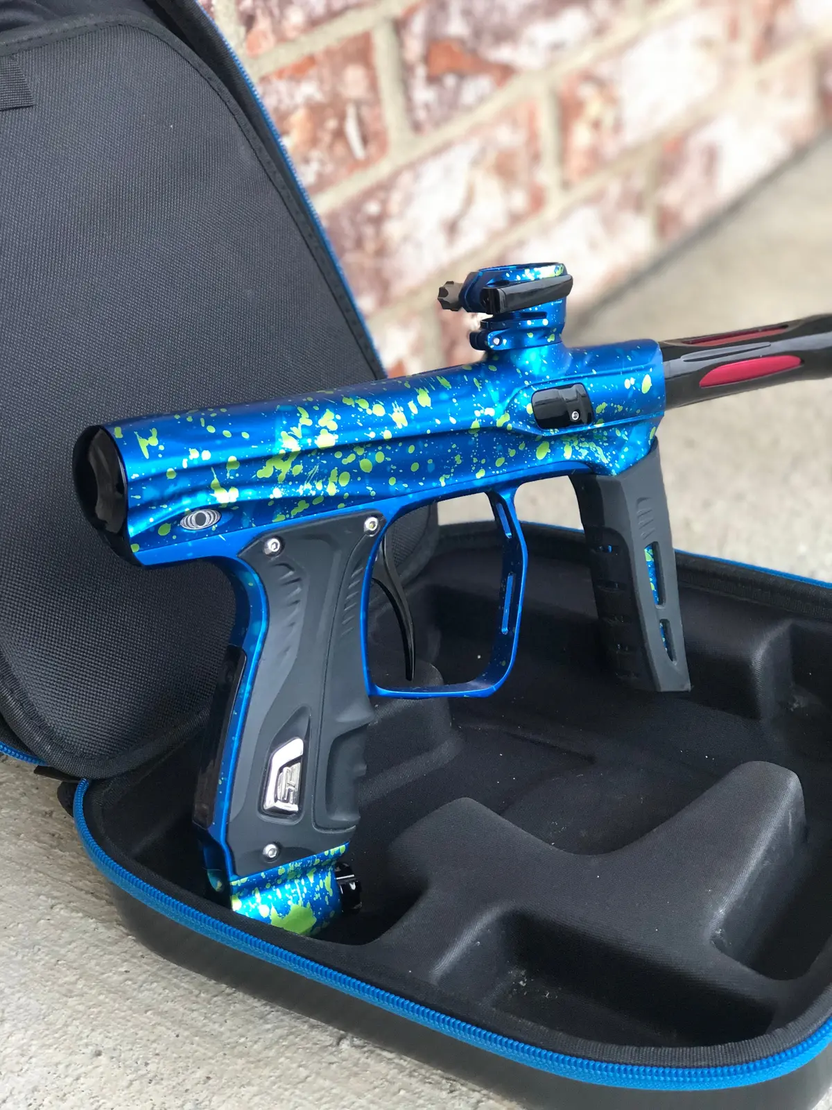 Used Shocker Xls Paintball Marker - Seattle Thunder Edition 1
