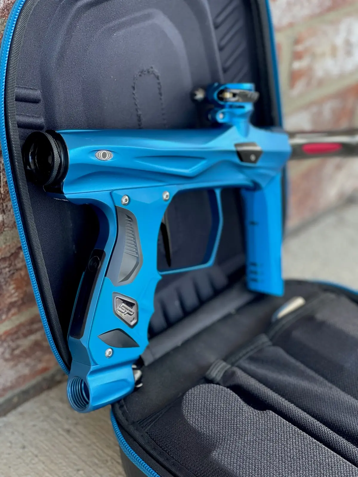 Used Shocker Amp Paintball Gun - Dust Blue 1