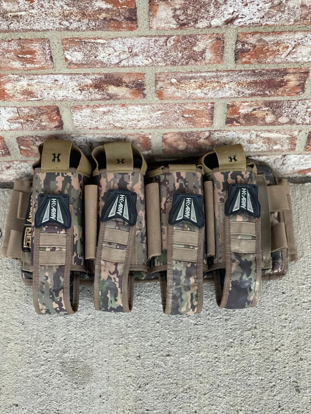 Used Hk Army Eject 4+3 Paintball Pod Pack- Camo 1