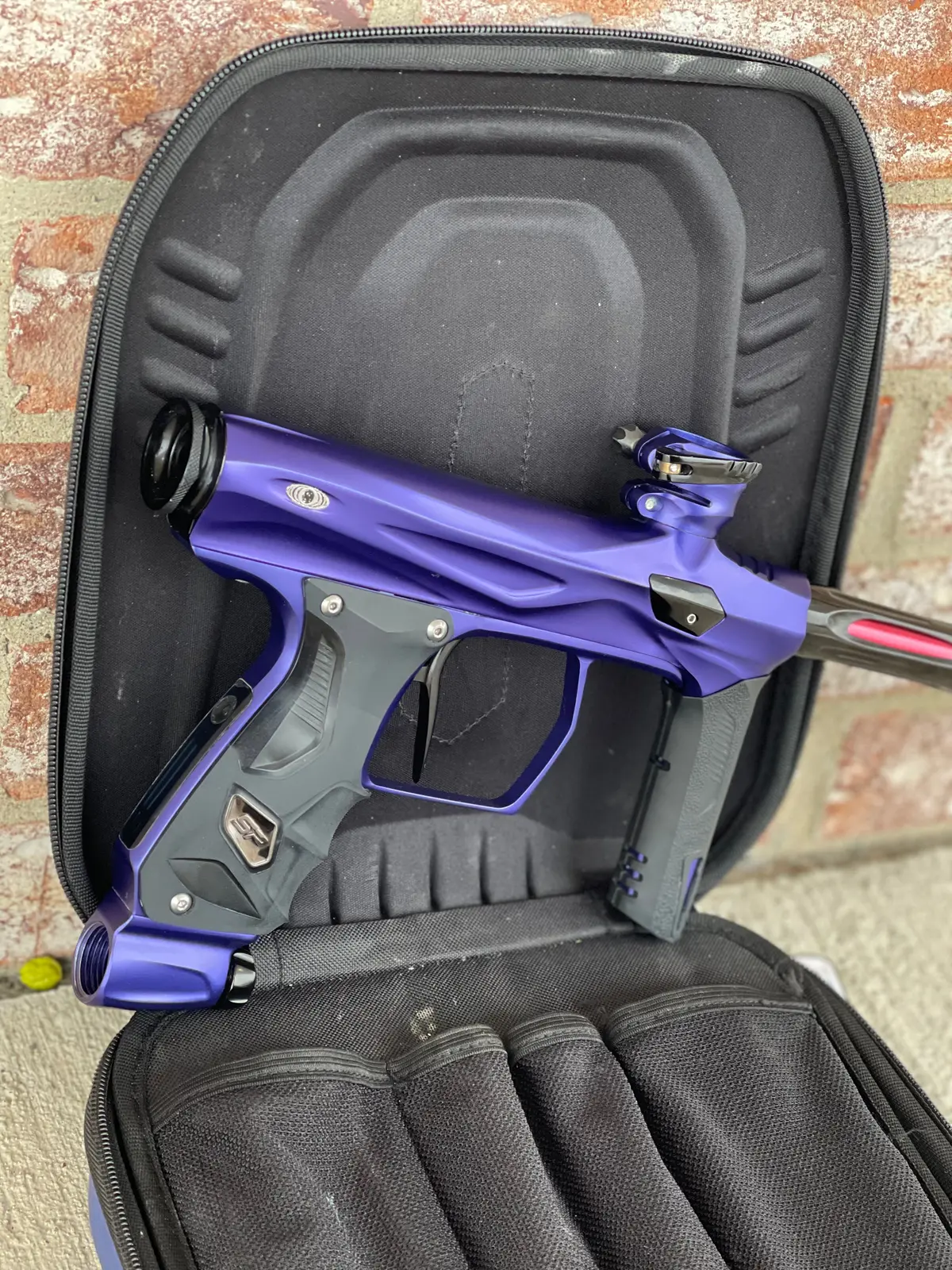 Used Shocker Amp Paintball Gun - Dust Purple 1