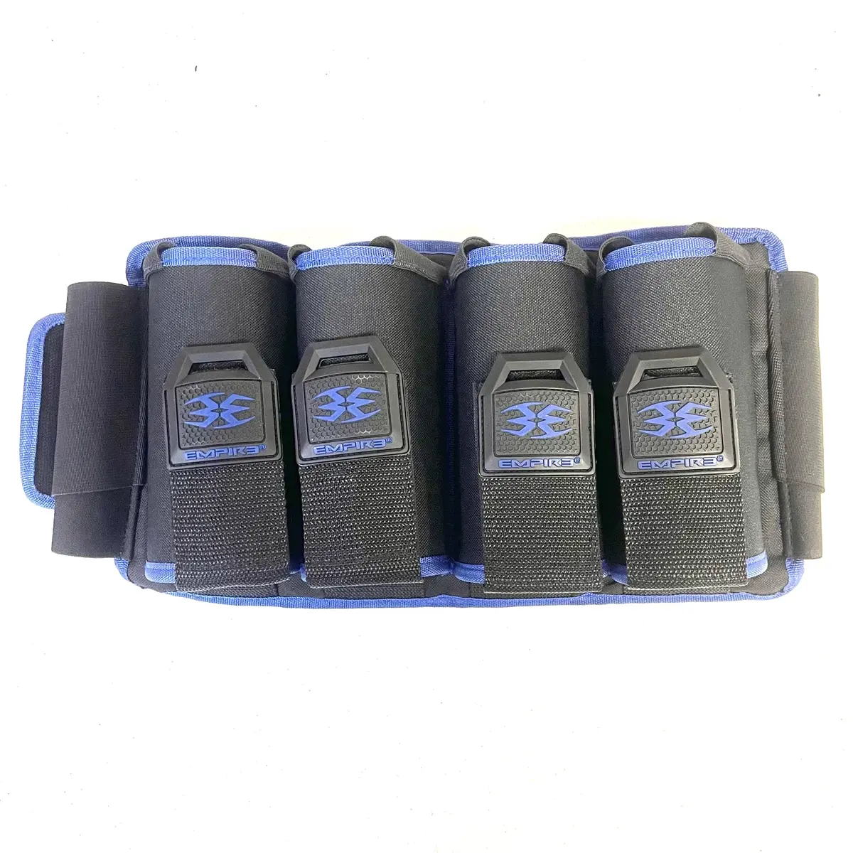 Empire Omega Paintball Harness - 4+0 Pack - Black With Blue 1