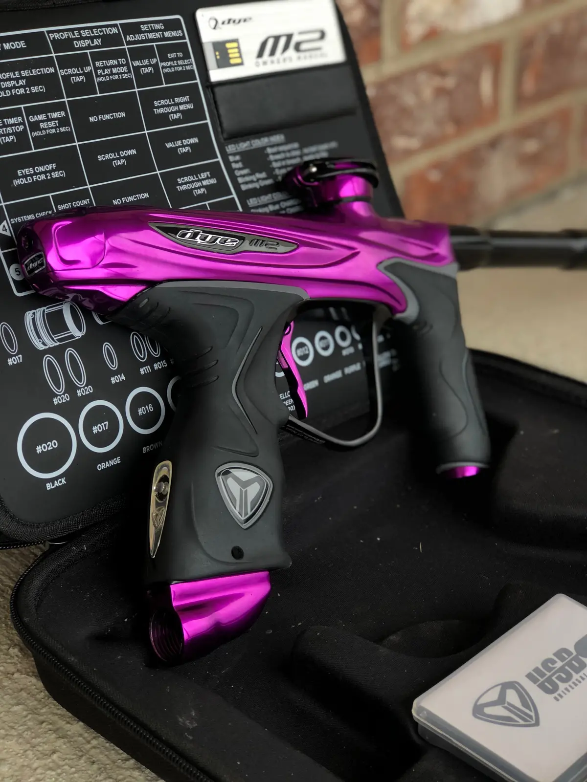 Used Dye M2 Mosair Paintball Gun - Gloss Purple 1