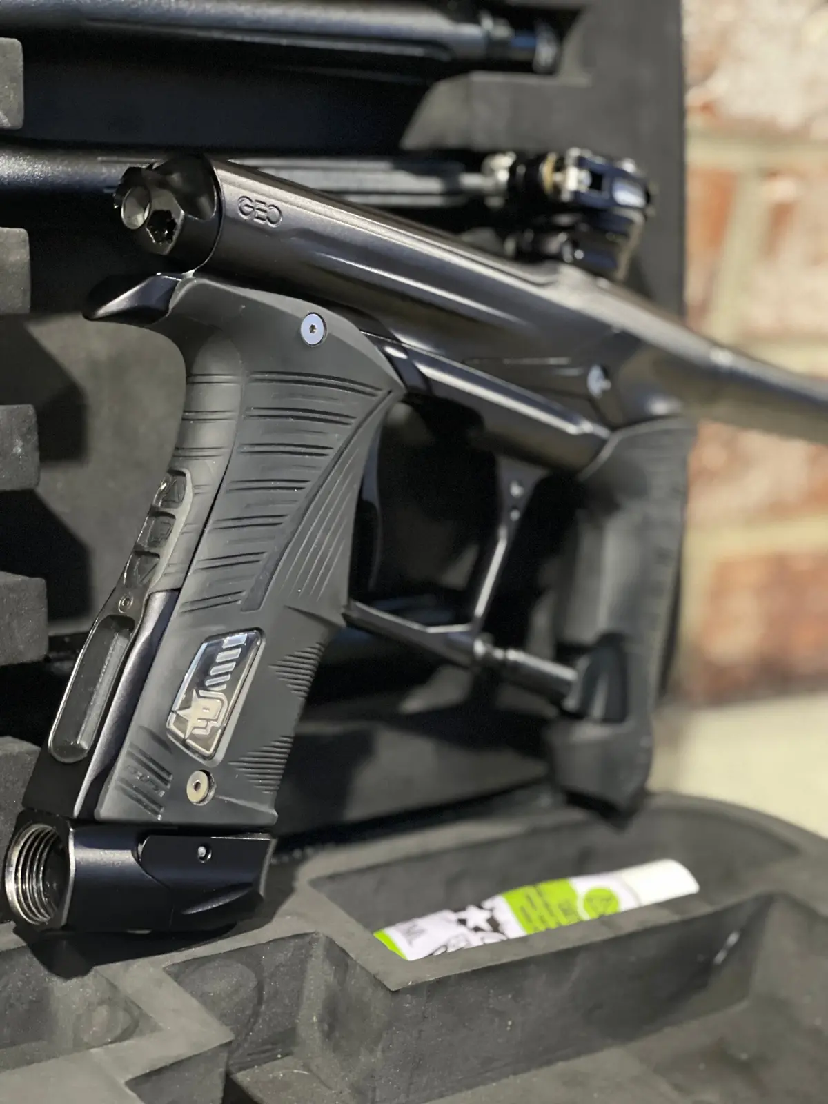 Used Planet Eclipse Geo 3.1 Paintball Gun - Midnight W/ 3 Barrel Back And Extra Barrel Tip 1