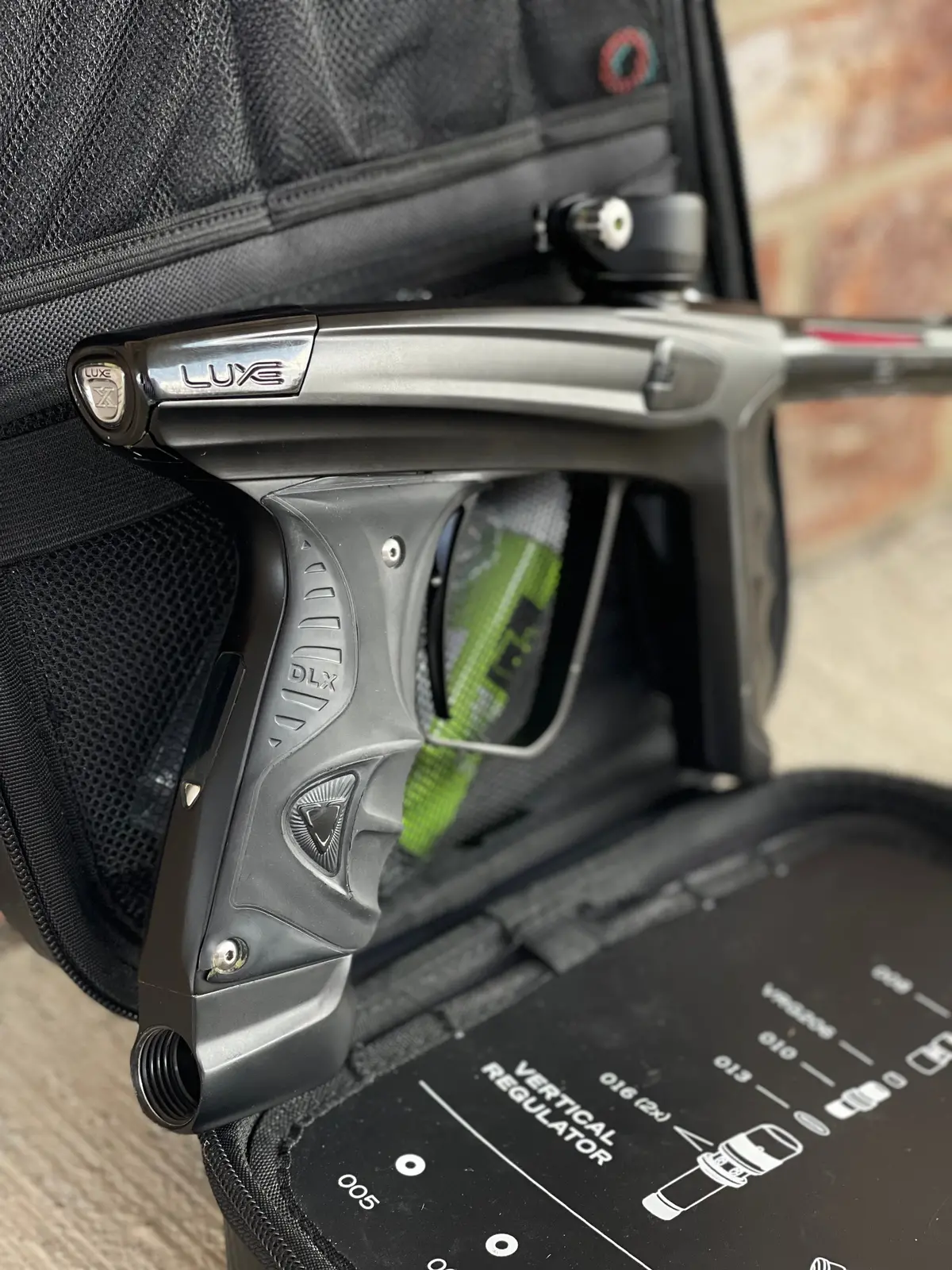 Used Dlx Luxe X Paintball Gun - Black 1