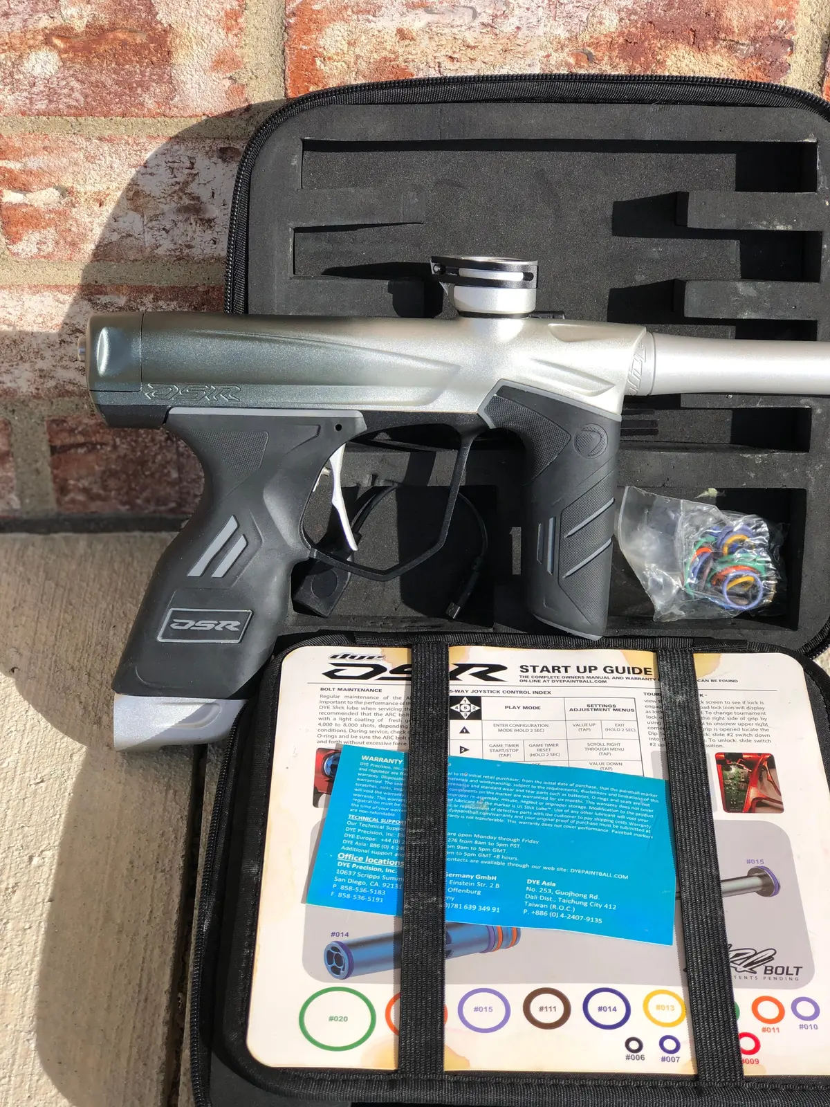 Used Dye Dsr Paintball Marker - Silver Bullet 1