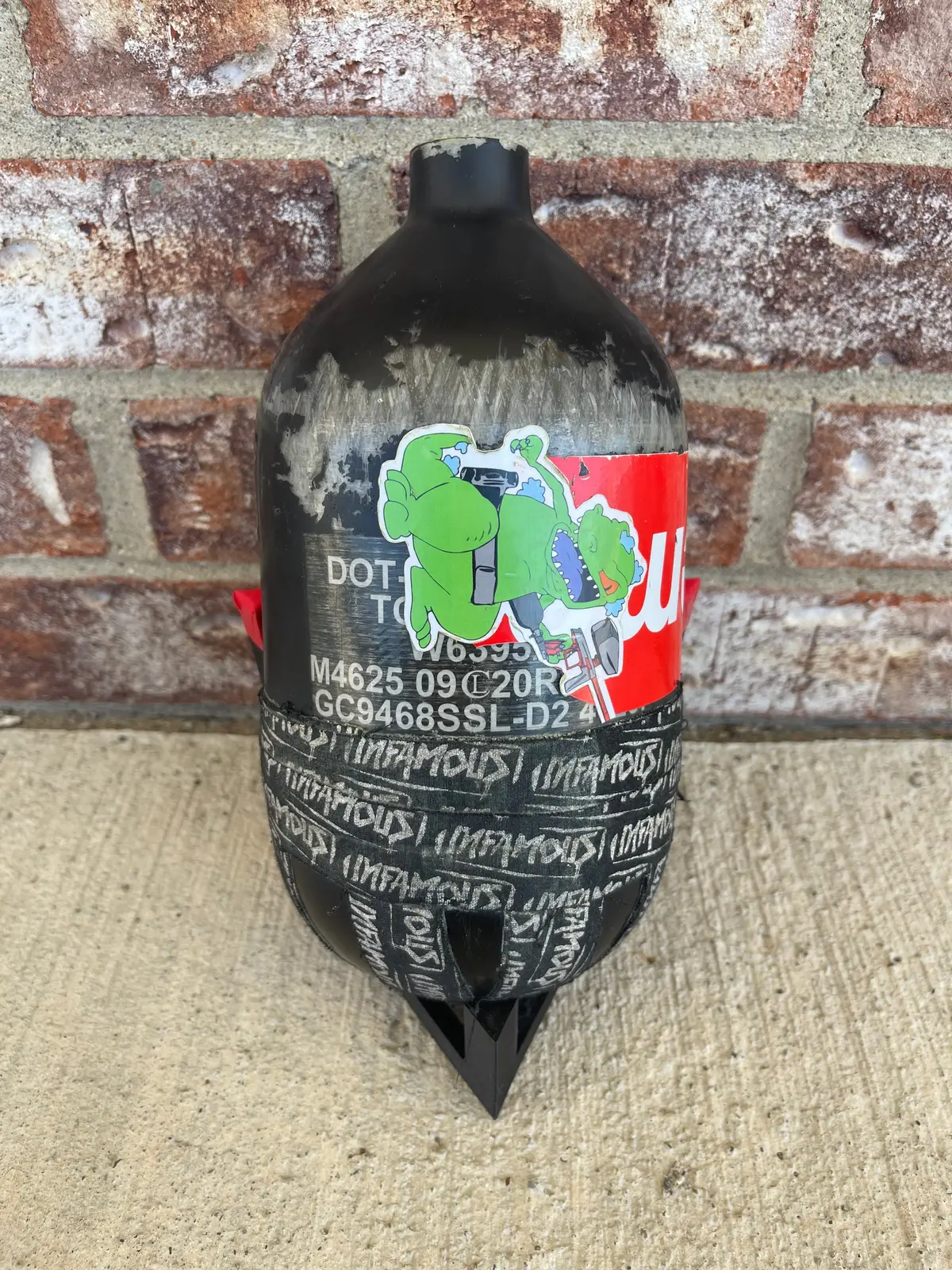 Used Ninja Sl2 68/4500 Paintball Tank - Cerakote *Bottle Only* 1