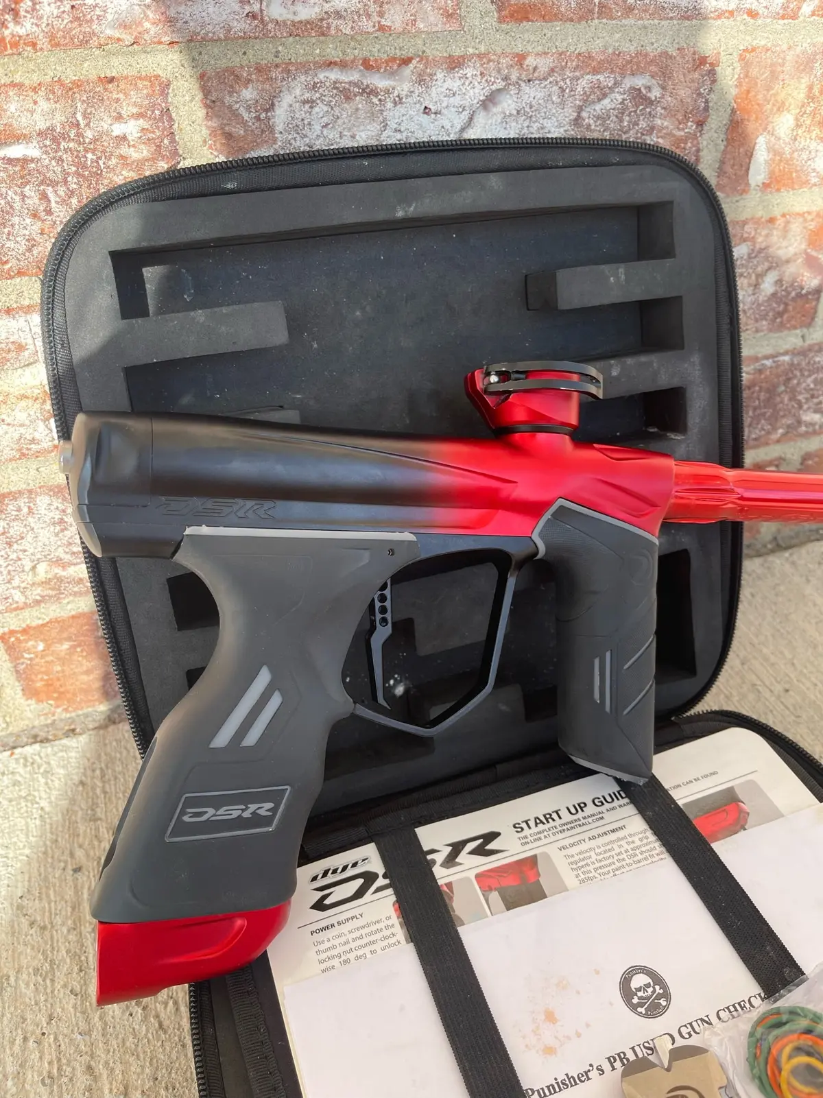 Used Dye Dsr Paintball Gun - Black Cherry W/ Edge2 Trigger And Gen 4 Eye Pipe 1