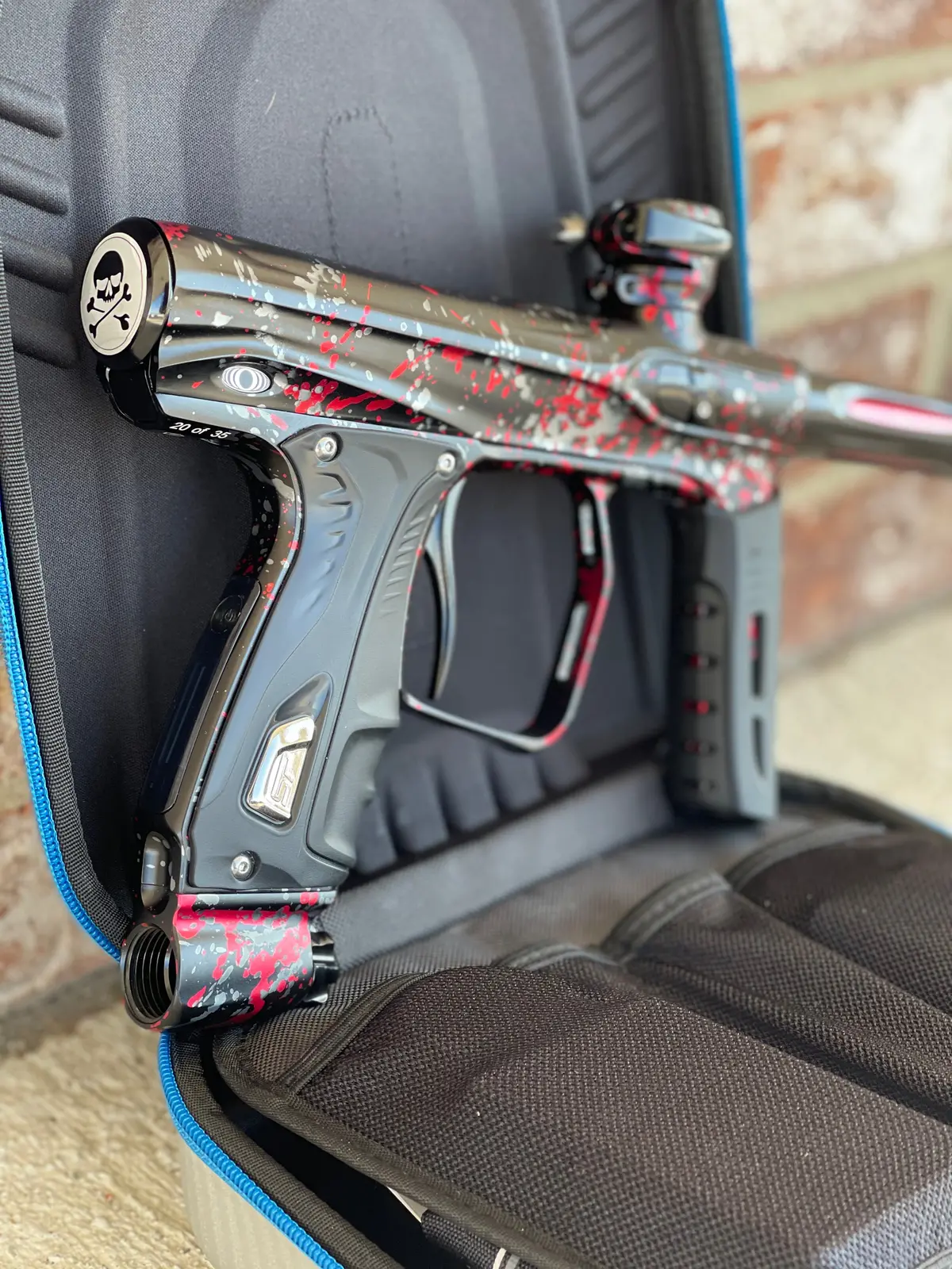 Used Shocker Xls Paintball Gun - Punishers Edition #20 1