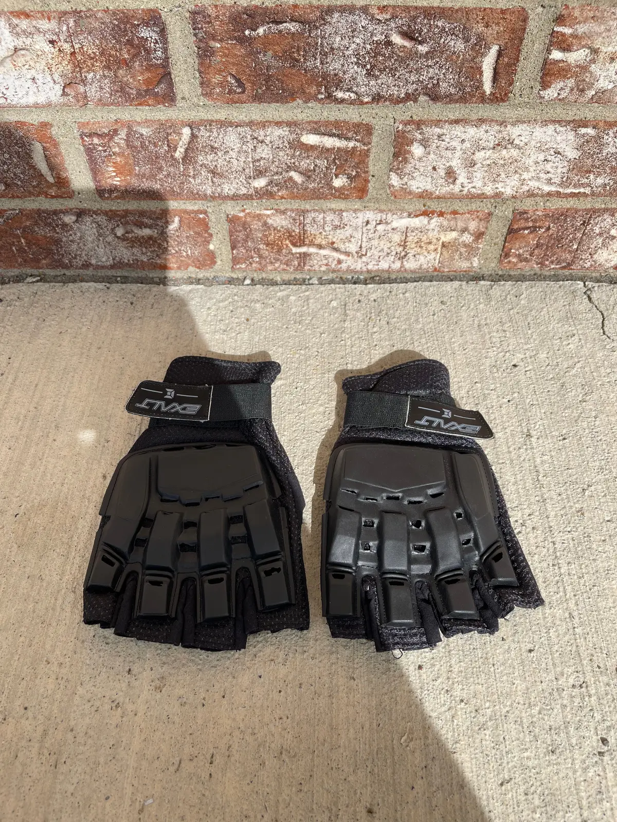 Used Exalt Half Finger Tactical Gloves - Black - L/Xl 1