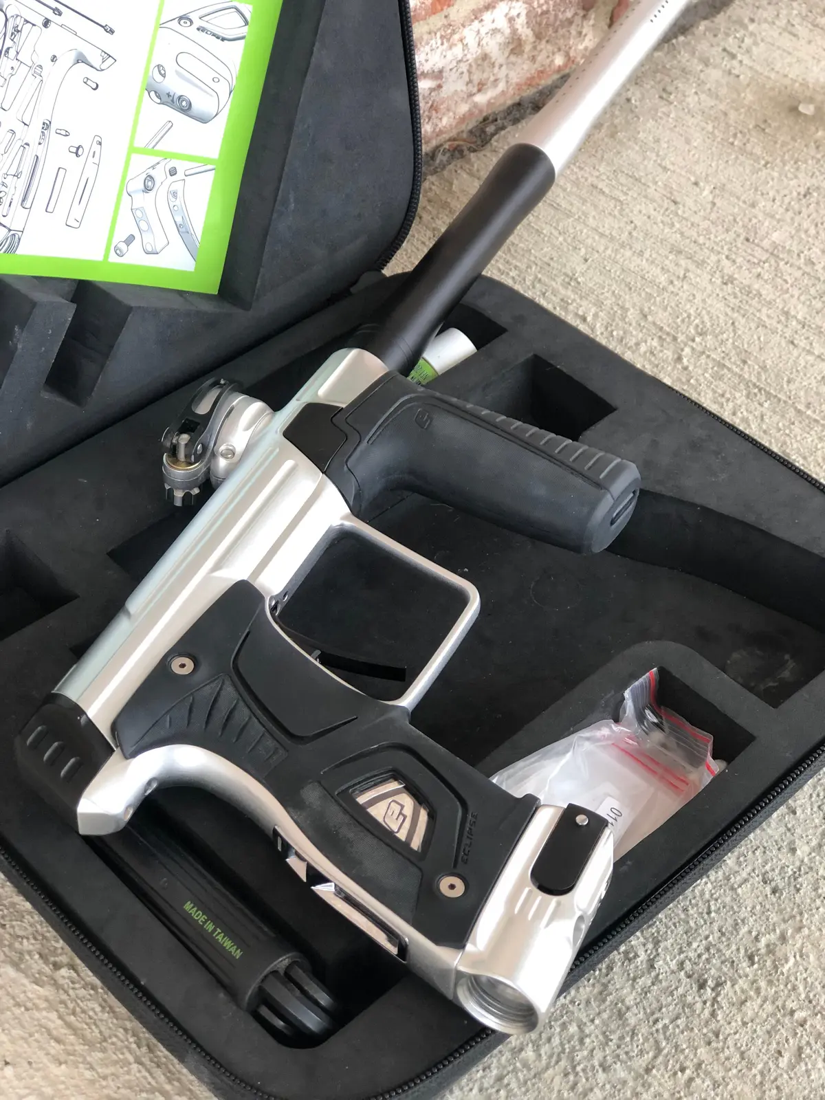 Used Planet Eclipse 170R Paintball Gun - Silver/Black 1
