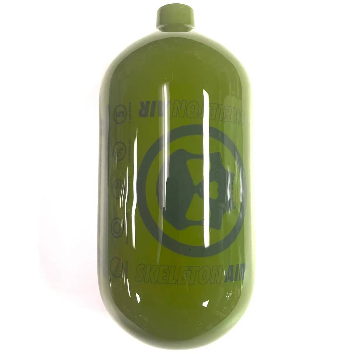 Infamous Air Hyperlight Paintball Tank - Bottle Only - Olive/Olive - 80Ci / 4500Psi 1