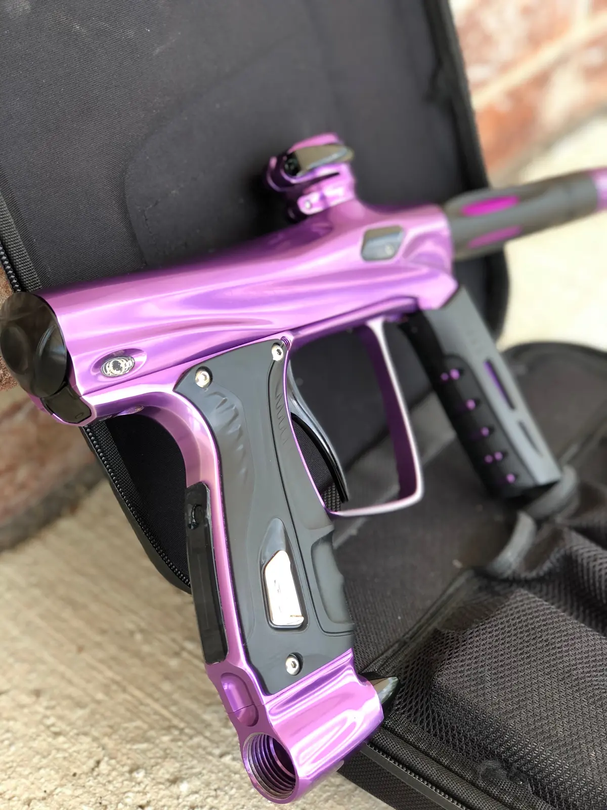 Used Sp Shocker Rsx Paintball Gun - Gloss Purple 1