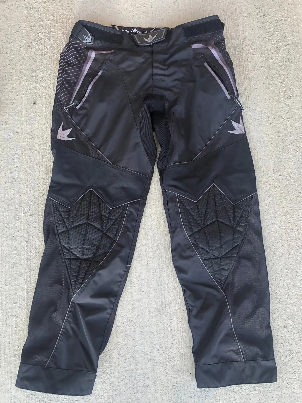 Used Bunker Kings V2 Supreme Paintball Pants - Black - Size Xl 1
