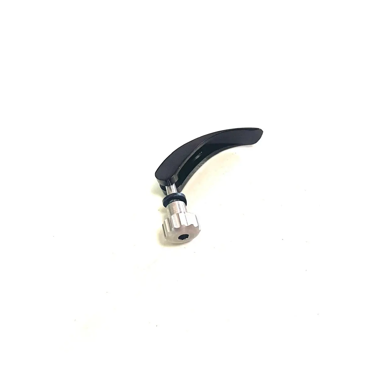 Dlx Luxe X Feedneck Complete Clamping Assembly - Polished Black 1