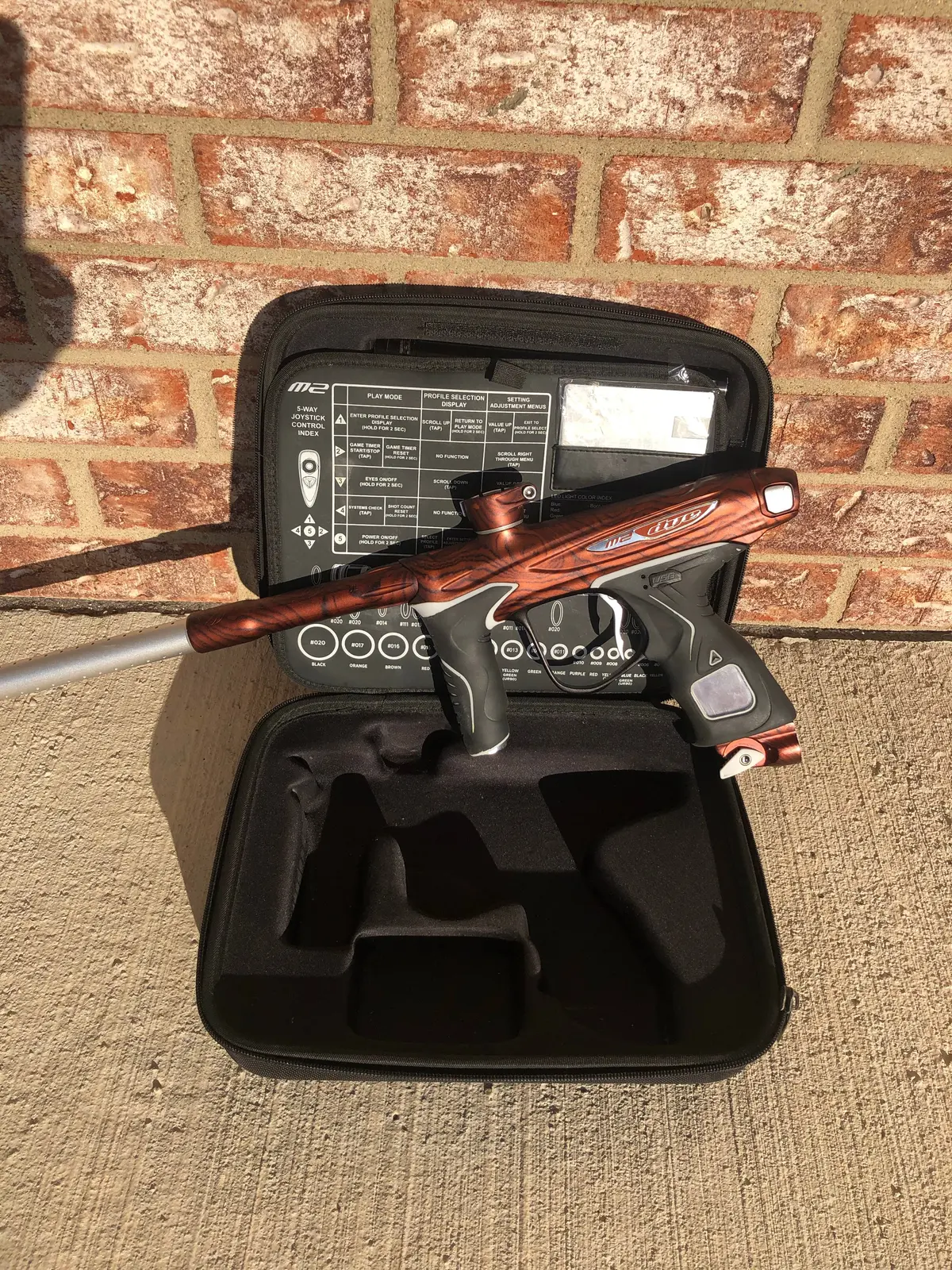 Used Dye M2 Paintball Gun - Woody 1