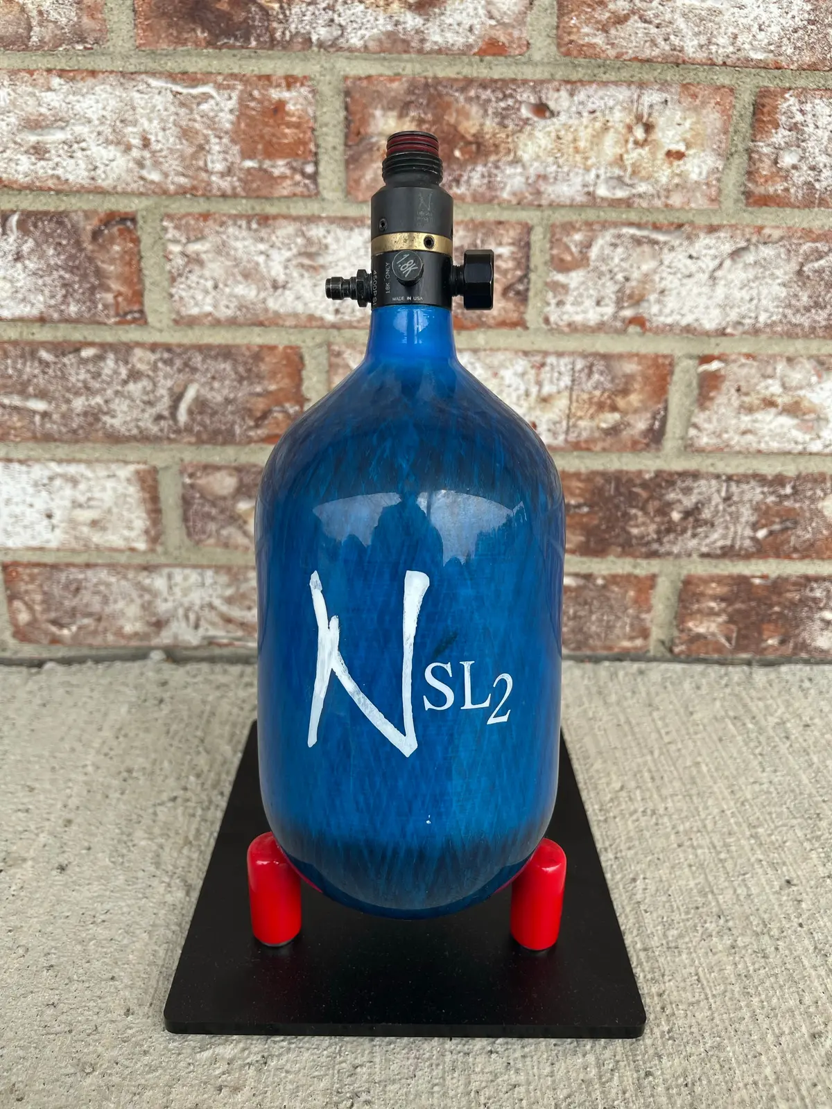 Used Ninja 68/4500 Paintball Tank - Blue 1