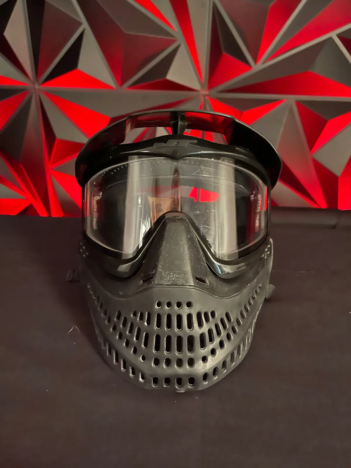 Used Jt Proflex Paintball Mask - Black W/ Og Bottoms 1