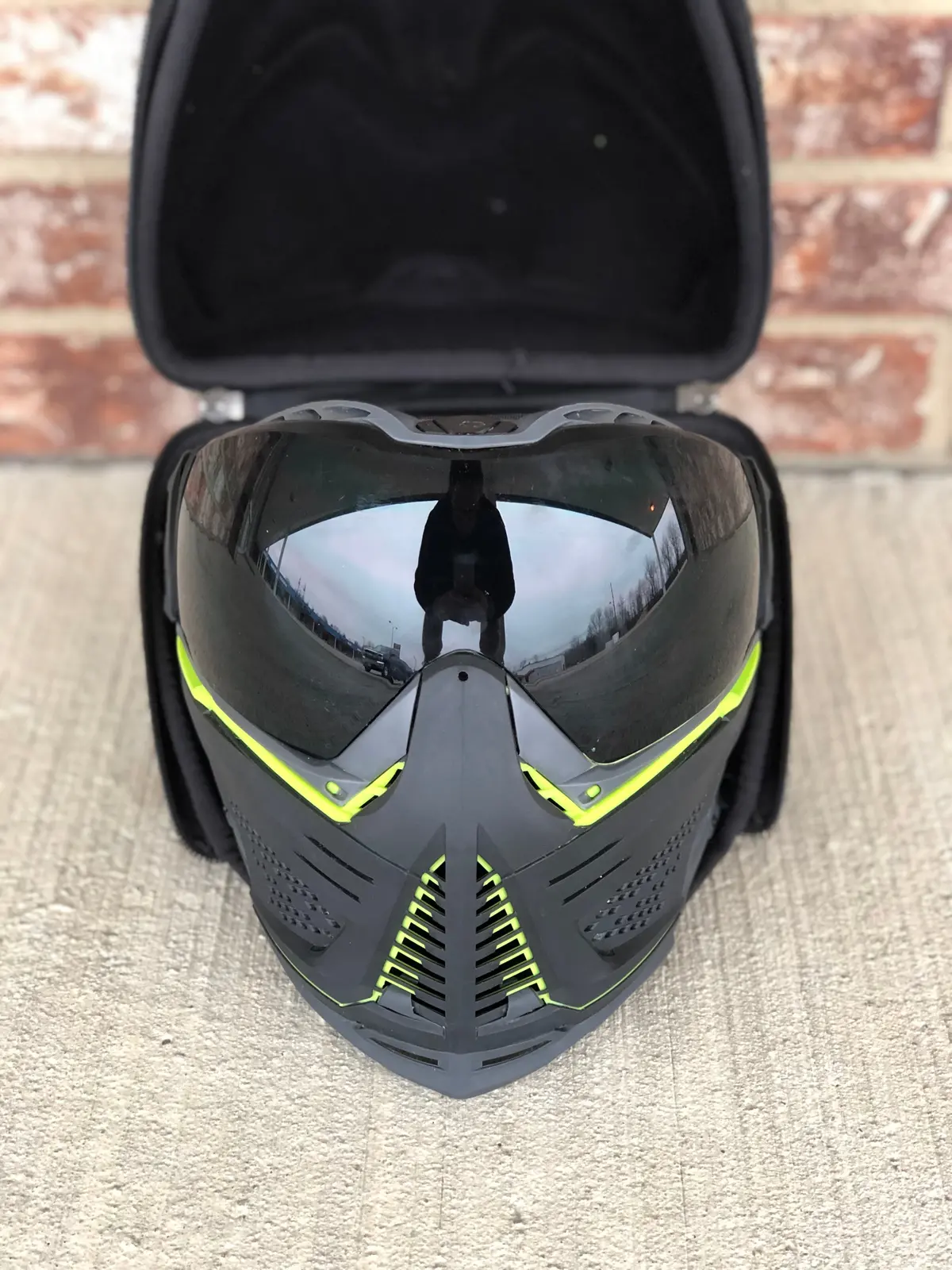 Used Push Unite Paintball Mask - Infamous Le "Skeleton Squad" 1